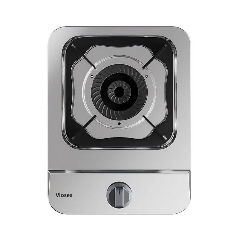 Одноконфорочная газовая плита из нержавеющей стали, встроенная в столешницу